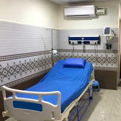WELL EQUIPPED PATIENT ROOMS